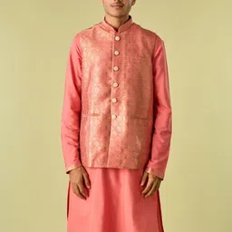 Diwas by Manyavar Men Regular Kurta with Trousers image 2