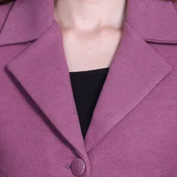 AREEMAS Women Suede Tailored Jacket image 3