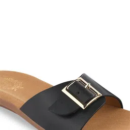 Shoetopia Women Open Toe Flats with Buckles image 5