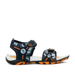 khadim Fitnxt by Khadims Men's Navy Floater Sandals image 2