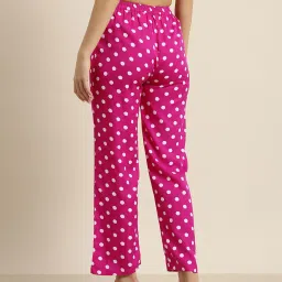 Qurvii Pink Printed Trousers image 2