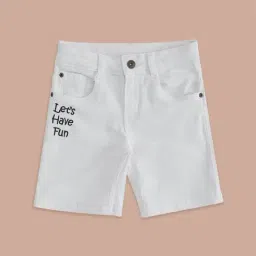 Pantaloons Junior White Printed Shorts-image-35