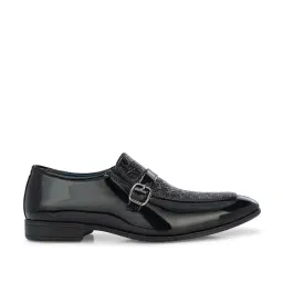 San Frissco Men's Black Monk Shoes image 2