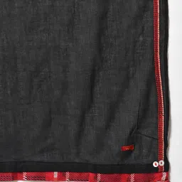 W Black Plain Dupatta image 4