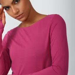 Reebok Pink Regular Fit T-Shirt image 5