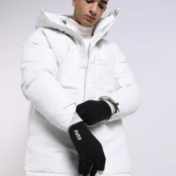 Puma Black &Desert Dust Acrylic Color Block Gloves image 2