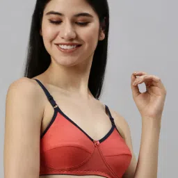 Kryptic Baby Pink & Coral Full Coverage Everyday Bra - Pack of 2 image 3
