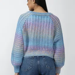 Forever 21 Blue Full Sleeves Sweater image 2