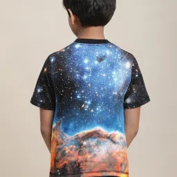 Kidsville Nasa Printed Multicolor Regular Fit T-Shirt For Boys image 2