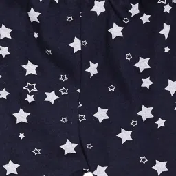 Kryptic Kids Navy & White Cotton Printed Shorts image 3