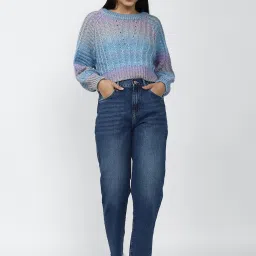 Forever 21 Blue Full Sleeves Sweater image 4