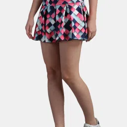 N-Gal Pink Checks Skirt image 4