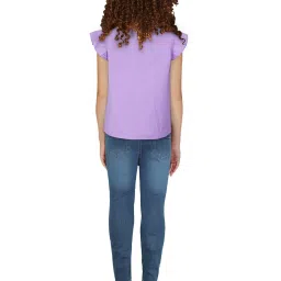 Allen Solly Junior Lilac Embellished Top image 2