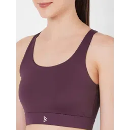 Bodd Active Purple Regular Fit Crop Top image 3