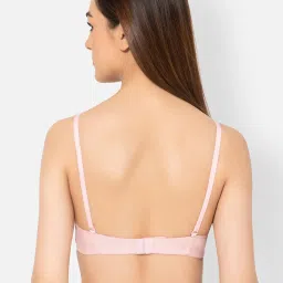 Clovia Light Pink Half Coverage Push-up Bra image 2