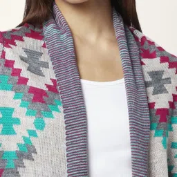 Akkriti by Pantaloons Grey Shrug image 5