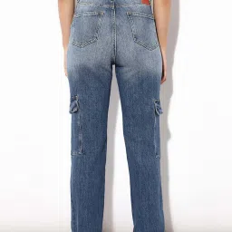 Only Blue Cotton Solid Jeans image 2