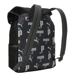 Puma The Smurfs Black Polyester Solid Backpack - 10 Ltrs image 2