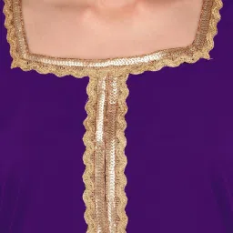 PATRORNA Purple Regular Fit Kurta image 5