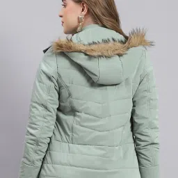 Monte Carlo Sage Green Regular Fit Jacket image 2