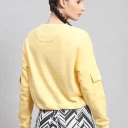 Rock.it Yellow Regular Fit Sweatshirt image 2