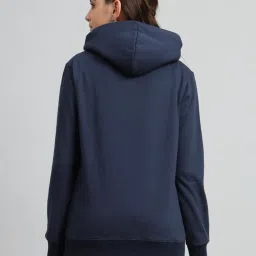 GRIFFEL Navy Printed Hoodie image 2
