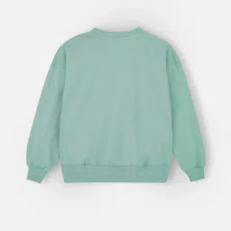 Nap Chief Unisex Aqua Cotton Character Based Full Sleeves Mickey & Friends Sweatshirts & Hoodies image 2