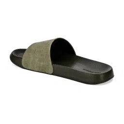 San Frissco Men's Olive Slides image 4