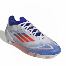 Adidas Men's F50 PRO FG White Football Shoes image 2