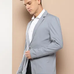 INVICTUS Notched Lapel Single-Breasted Blazer image 3