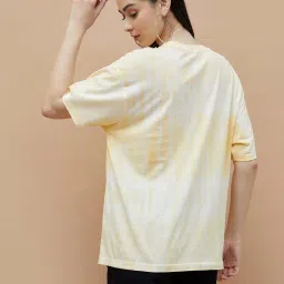 Ginger by Lifestyle Beige Printed T-Shirt image 2