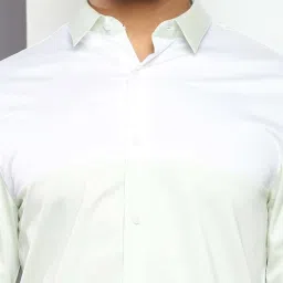 Calvin Klein Canary Green Cotton Slim Fit Shirt image 5