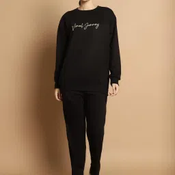 Vimal Jonney Black & Navy Printed Tracksuit - Pack Of 2 image 2