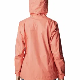 Columbia Orange Hooded Raincoat Jacket image 2