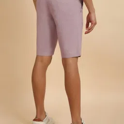 Allen Solly Pink Cotton Slim Fit Shorts image 2