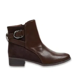 Ginger by Lifestyle Women's Brown Casual Booties image 2