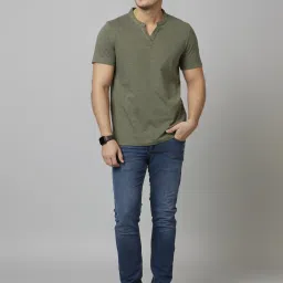 celio celio* Blue Regular Fit Lightly Washed Jeans image 5