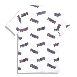 Tommy Hilfiger Kids White Printed Polo T-Shirt image 2