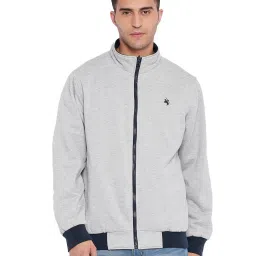 Cantabil Navy & Grey Printed Reversible Jacket image 3