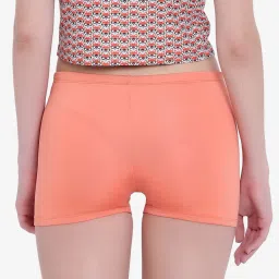 La Intimo Coral Solid Fash Melange Resort Beach Wear Boyshorts image 2