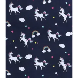 Bumzee Kids Navy & Dark Pink Printed T-Shirt with Shorts image 5