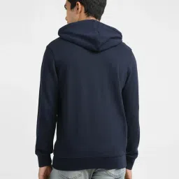 Levi's Black Cotton Regular Fit Hooded Sweatshirt image 2