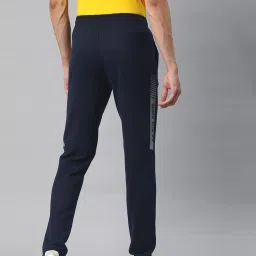 ALCIS Black Regular Fit Printed Sports Trackpants image 2