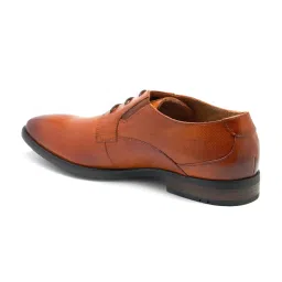 Ruosh Men's Tan Derby Shoes image 5