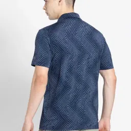 adidas Blue Regular Fit Printed ULT365 Golf Polo T-Shirt image 2