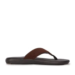 Hush Puppies by Bata Men's Brown Flip Flops image 2