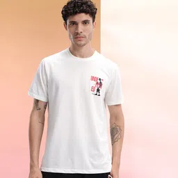 HRX by Hrithik Roshan Men Placement Print T-shirt image 3