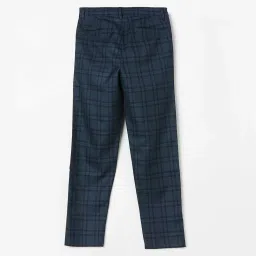 Fame Forever by Lifestyle Kids Navy Chequered Pants image 2