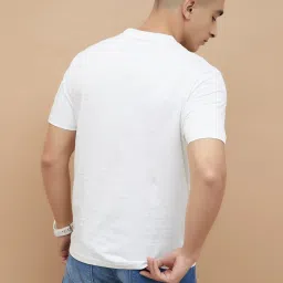 Fame Forever By Lifestyle White Regular Fit Printed T-Shirt image 2