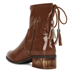 London Rag Women's Tan Casual Boots image 5